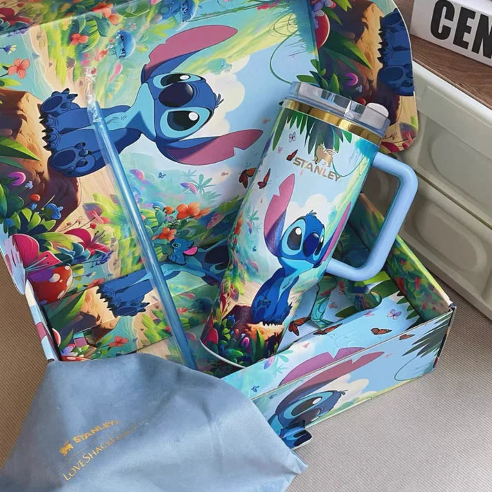 DISNEY® STITCH X STANLEY GLOW IN THE DARK TUMBLER 40OZ