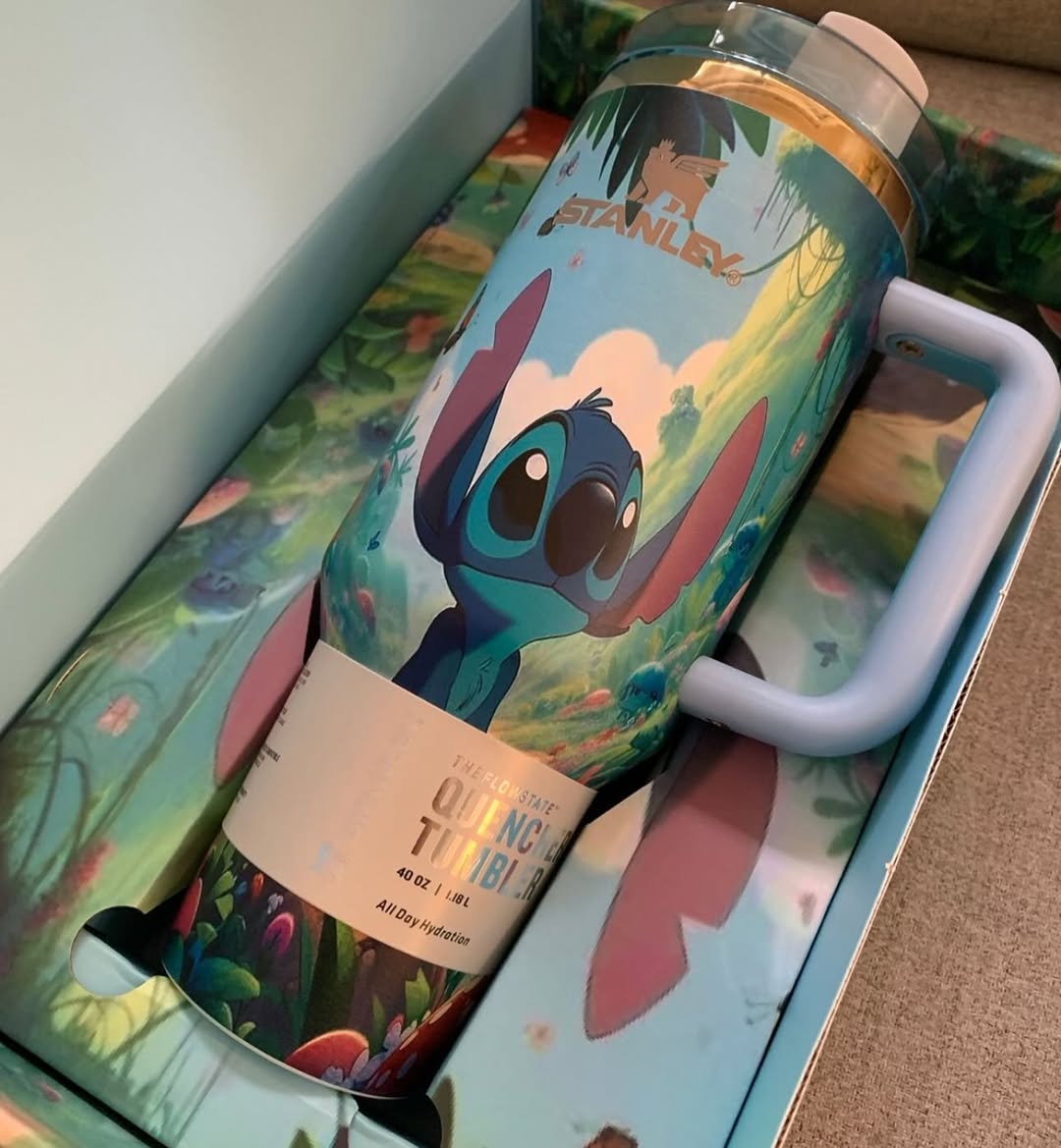 DISNEY® STITCH X STANLEY GLOW IN THE DARK TUMBLER 40OZ