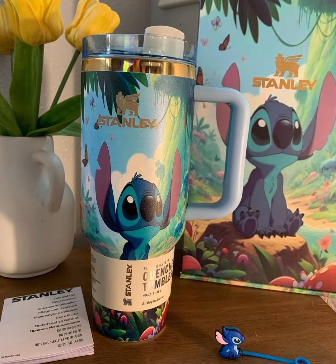 DISNEY® STITCH X STANLEY GLOW IN THE DARK TUMBLER 40OZ