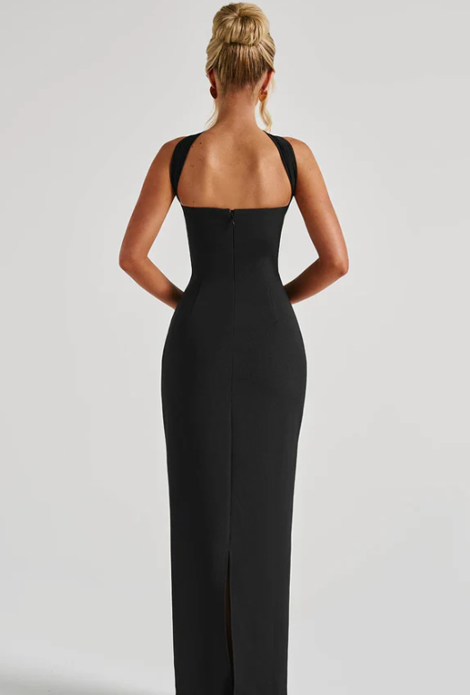 Yulia Maxi Dress - Black