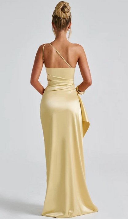 Ariel Maxi Dress - Lemon