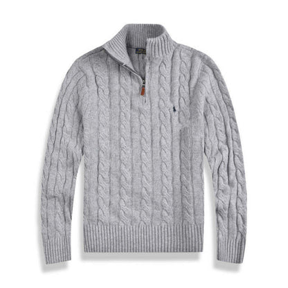 RL QUARTER ZIP SWEATER