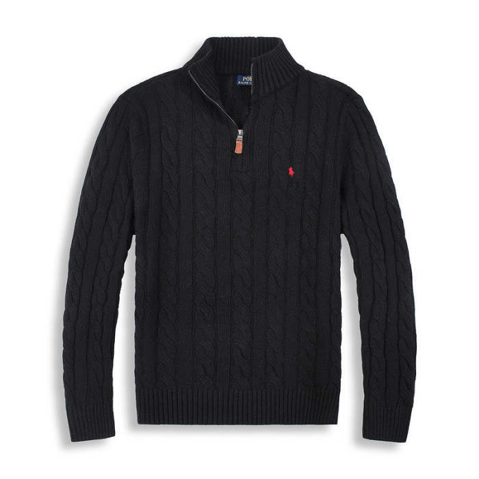 RL QUARTER ZIP SWEATER
