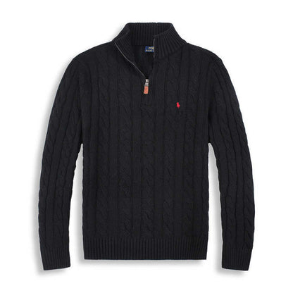 RL QUARTER ZIP SWEATER