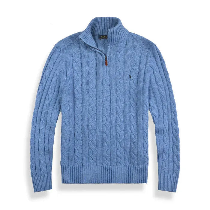 RL QUARTER ZIP SWEATER