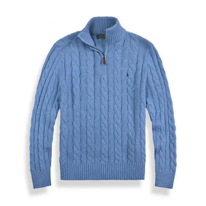 RL QUARTER ZIP SWEATER